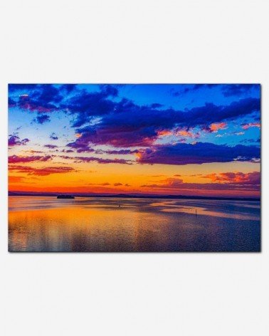 Nuvens coloridas no pôr do sol - Nicole Avagliano