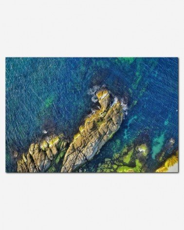 Vista aérea da rocha - Alper Ergin