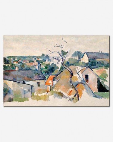 Telhados - Paul Cézanne