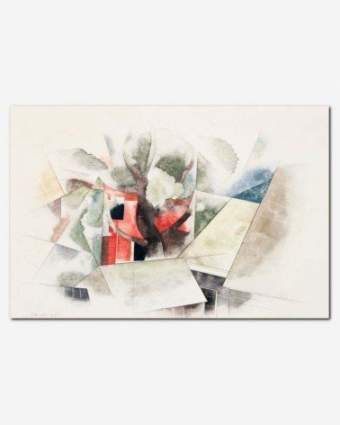 Telhado e fantasia - Charles Demuth