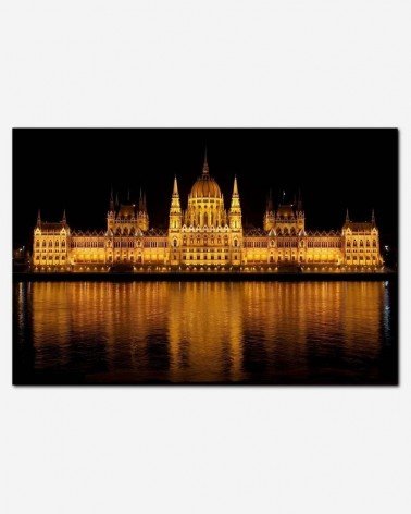 Parlamento húngaro à noite - Jean Beaufort