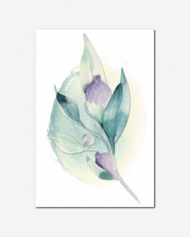 Flores aquareladas - Linnaea Mallette