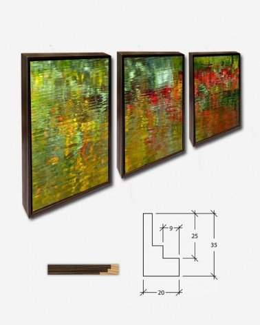 Trio Fundo d'água abstrato - Karen Arnold