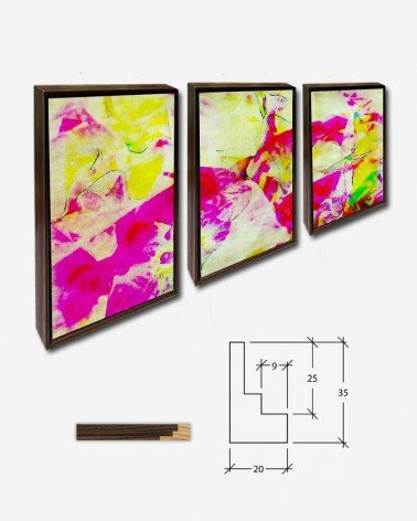 Trio Pintura em aquarela abstrata - Karen Arnold