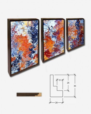 Trio Mármore abstrato - Andrea Stöckel