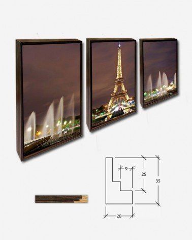 Trio Torre Eiffel e suas fontes - Jean Beaufort