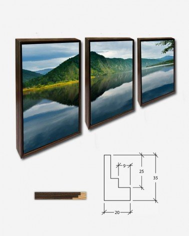 Trio Paisagem ao anoitecer - Larisa Koshkina