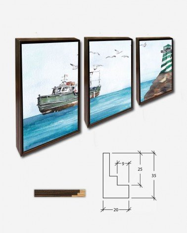 Trio Farol e o mar - Linnaea Mallette