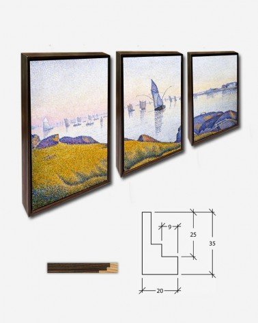 Trio Entardecer calmo - Paul Signac