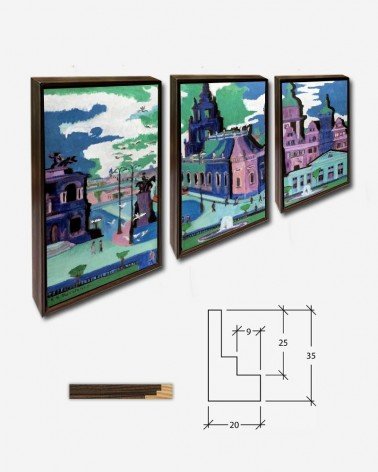 Trio Vista de Dresden - Ernst Kirchner