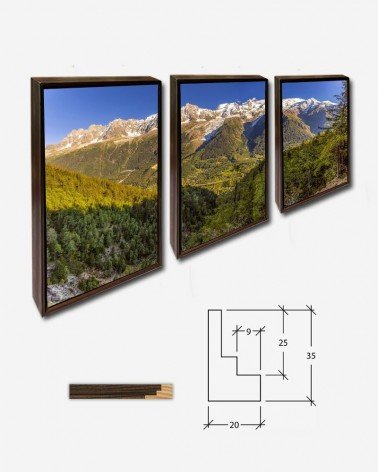 Trio Paisagem dos alpes franceses - George Hodan