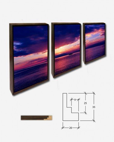 Trio Pôr do sol púrpura - Maliz Ong