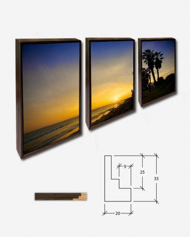 Trio Palmeiras no pôr do sol - Ken Kistler