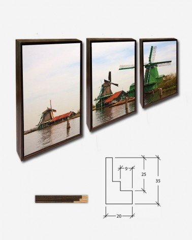 Trio Moinhos de vento holandeses - Vera Kratochvil