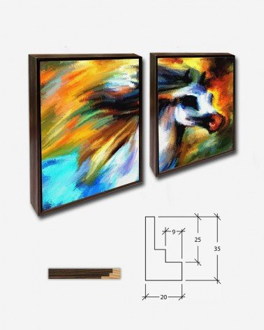 Duo Cavalo abstrato - Ken E