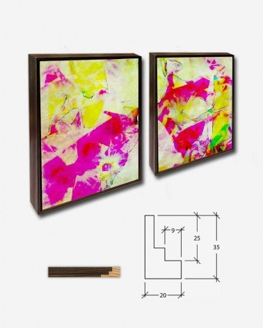 Duo Pintura em aquarela abstrata - Karen Arnold