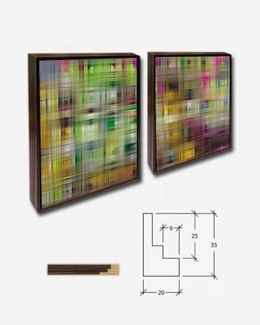 Duo Tecido abstrato - Linnaea Mallette