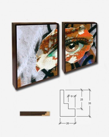 Duo Orange Graffiti Eye - Linnaea Mallette