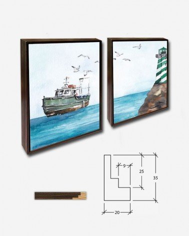 Duo Farol e o mar - Linnaea Mallette