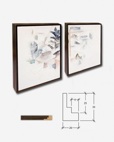 Duo Arquitetura e árvores - Charles Demuth