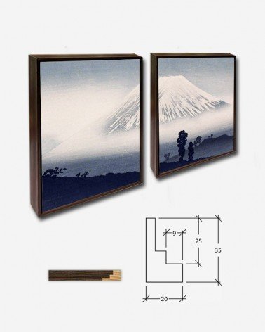 Duo Monte Fuji - arte japonesa -  Hiroaki Takahashi