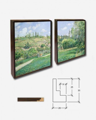 Duo Pasto em Valhermeil - Camille Pissarro