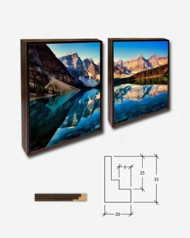 Duo Paisagem do lago Moraine - Jean Beaufort