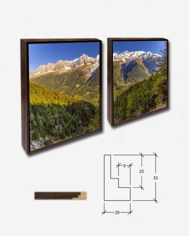 Duo Paisagem dos alpes franceses - George Hodan