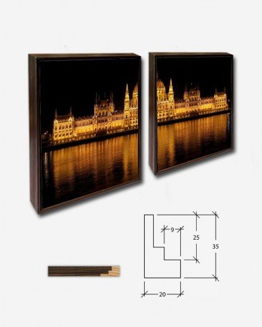 Duo Parlamento húngaro à noite - Jean Beaufort