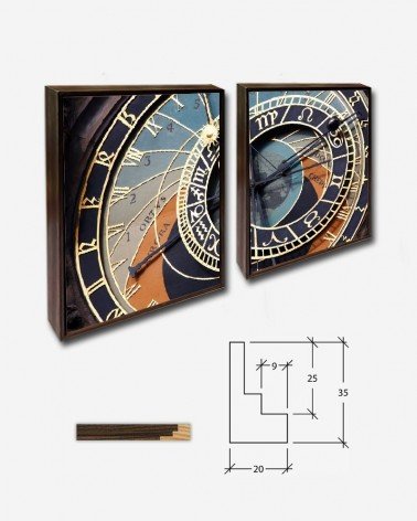 Duo Relógio astronômico em Praga - Vera Kratochvil